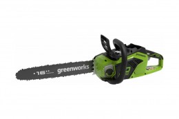 Пила цепная аккумуляторная Greenworks GD40CS18k2, 40v, 40 см (АКБ 2Ач и ЗУ) 2005807UA