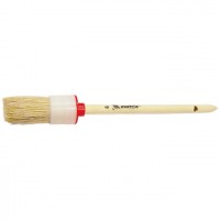 Кисть круглая №18 (60 мм), натуральная щетина, деревянная ручка MTX 82088
