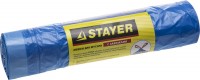 Мешки для мусора Stayer "Comfort" завязками, голубые, 30л, 20шт 39155-30
