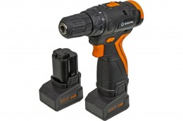 Аккумуляторный шуруповерт 24V ВИХРЬ ДА-24Л-2К/Б 2АКБх2.0Ач,10мм,0-400/0-1400об/мин,крут.момент 55Н/м. подсвет. 72/14/24 БЕСЩЕТОЧНЫЙ