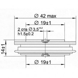 Диод силовой Д123-500-17
