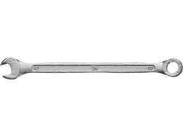 Ключ комбинированный гаечный Зубр Стандарт, оцинкованный, 8мм 27112-08