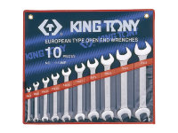 Набор ключей KT-1110MR: рожковых 10пр. 6-28мм KING TONY