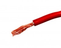 Провод установ. повышен. гибкости ПуГВ(ПВ3) 6 мм кв. красный