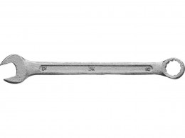 Ключ комбинированный гаечный Зубр Стандарт, оцинкованный, 12мм 27112-12