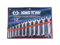 Набор ключей KT-1112MR: рожковых 12пр. 6-32мм KING TONY