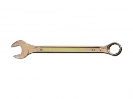 Ключ комбинированный гаечный Dexx, желтый цинк, 22 мм 27017-22