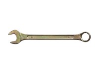 Ключ комбинированный гаечный Dexx, желтый цинк, 24 мм 27017-24