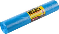 Мешки особопрочные Stayer "Comfort" для сбора мусора, голубые, 120л, 50шт 39156-120
