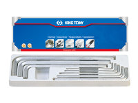 Набор ключей KT-20208MR01: шестигранных 8пр. 3-14мм, удлиненных KING TONY