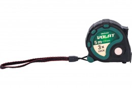 Рулетка ВОЛАТ 5м /19мм. обрезиненный корпус 20070-519 Рулетка ВОЛАТ 5м /19мм. обрезиненный корпус 20070-519