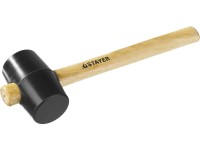 Киянка Stayer резиновая черная с деревянной ручкой, 225г 20505-40