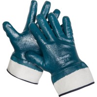Перчатки Зубр Мастер рабочие с полным нитриловым покрытием, размер L (9) 11270-L