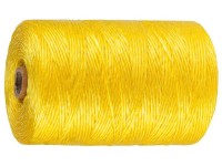 Шпагат Зубр многоцелевой полипропиленовый, желтый, d=1,8 мм, 110 м, 50 кгс, 1,2 ктекс 50037-110