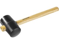 Киянка Stayer резиновая черная с деревянной ручкой, 450г 20505-65