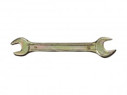 Ключ рожковый гаечный Dexx, желтый цинк, 8х10мм 27018-08-10
