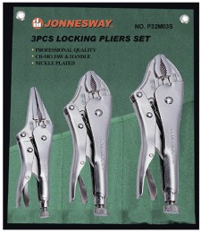 Набор ручных тисков "струбцин" в сумке, 3 предмета Jonnesway P32M03S