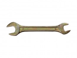 Ключ рожковый гаечный Dexx, желтый цинк, 10х12мм 27018-10-12