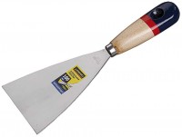 Шпательная лопатка Stayer Profi c нержавеющим полотном, деревянная ручка, 120мм 10012-120