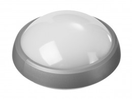 Светильник светодиодный Stayer PROFI PROLight, влагозащищенный IP65, пластиковый корпус, PC, влагозащищенный, круг, металлик, 4000К, 7(60Вт) 57362-60-S
