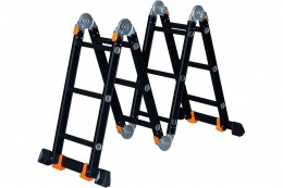 Лестница-трансформер МИ ПРОФИ 4х3 ступени черная большой замок 4х3 МИ ПРОФИ Лестница-трансформер МИ ПРОФИ 4х3 ступени черная большой замок 4х3 МИ ПРОФИ