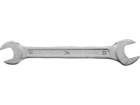 Ключ рожковый гаечный Зубр Стандарт, оцинкованный, 19х22мм 27115-19-22