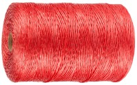 Шпагат Зубр многоцелевой полипропиленовый, красный, d=1,8 мм, 110 м, 50 кгс, 1,2 ктекс 50039-110