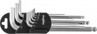Набор ключей торцевых шестигранных с шаром, H1.5-10 мм, 9 предметов Ombra OMT9S