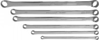 Набор ключей гаечных накидных удлиненный CrMo в сумке, 10-24 мм, 6 предметов Jonnesway W61106S