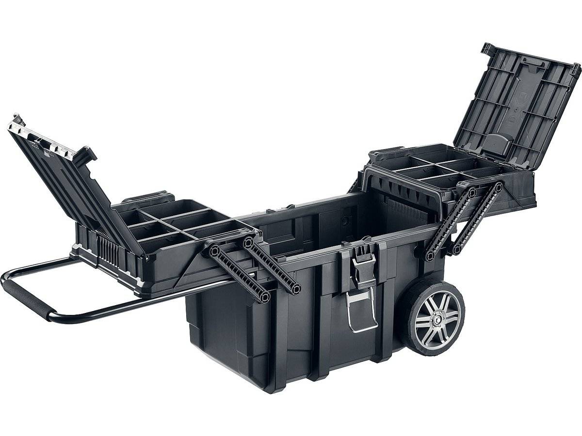 Keter wheeled outlet tool box