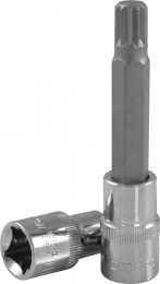 Насадка торцевая 1/2"DR с вставкой-битой SPLINE, M18, 100 мм Ombra 121718