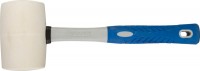 Киянка Зубр Эксперт резиновая белая со стеклопластиковой ручкой, 0,45кг 20531-450_z01