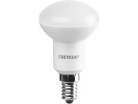 Лампа светодиодная Светозар LED technology, цоколь E14 (миньон), теплый белый свет (2700К), 45 (5Вт), 220В 44502-45