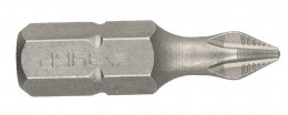 Биты Зубр Мастер кованые, хромомолибденовая сталь, тип хвостовика C 1/4", PH1, 25мм, 10шт 26001-1-25-10