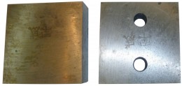 Нож для резчика арматуры ТСС GQ-50  (90х90х26 мм,2 М16) (комплект из 2-х деталей)