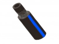 Рукав газовый черный с синей полосой ВРТ D=9мм III кл. 8002920