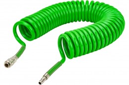 Шланг спиральный для компрессора ECO (10 м, 8х12мм, быстросъем) AHU-1080 Шланг спиральный для компрессора ECO (10 м, 8х12мм, быстросъем) AHU-1080