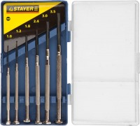 Набор Stayer Standart: Отвертки для точных работ, цельнометаллические, 6 предметов 2560-H6_z01