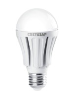 Лампа светодиодная Светозар LED technology, цоколь E27(стандарт), теплый белый свет (2700К), 230В, 12Вт (100) 44505-100
