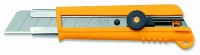 Нож OLFA с выдвижным лезвием, с противоскользящим покрытием, фиксатор, 25мм OL-NH-1