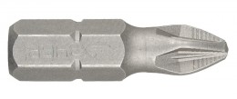 Биты Зубр Мастер кованые, хромомолибденовая сталь, тип хвостовика C 1/4", PZ1, 25мм, 2шт 26003-1-25-2