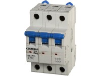Выключатель автоматический Светозар 3-полюсный, 16 A, B, откл. сп. 6 кА, 400 В SV-49053-16-B
