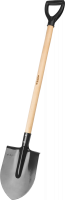 Лопата штыковая Зубр Мастер, ЛКО, деревянный черенок, с рукояткой 39572