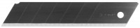 Лезвия Зубр Эксперт, "ВОРОНЕНЫЕ", сегментированные, улучшенная инструментальная сталь У12А, в боксе, 25мм, 5шт 09715-25-5
