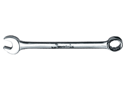Ключ комбинированный, 6 мм, CrV, полированный хром MATRIX