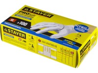 Перчатки Stayer Profi нитриловые экстратонкие, XL, 100шт 11203-XL