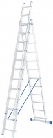 Лестница трехсекционная алюминиевая Сибртех 3 х 12 ступеней