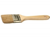 Кисть плоская Зубр "УНИВЕРСАЛ-МАСТЕР", натуральная щетина, деревянная ручка, 100мм 4-01003-100