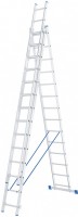 Лестница алюминиевая трехсекционная СИБРТЕХ 3 х 14 ступеней