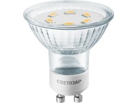 Лампа светодиодная Светозар LED technology, цоколь GU10, яркий белый свет (4000К), 230В, 3Вт (25) 44565-25